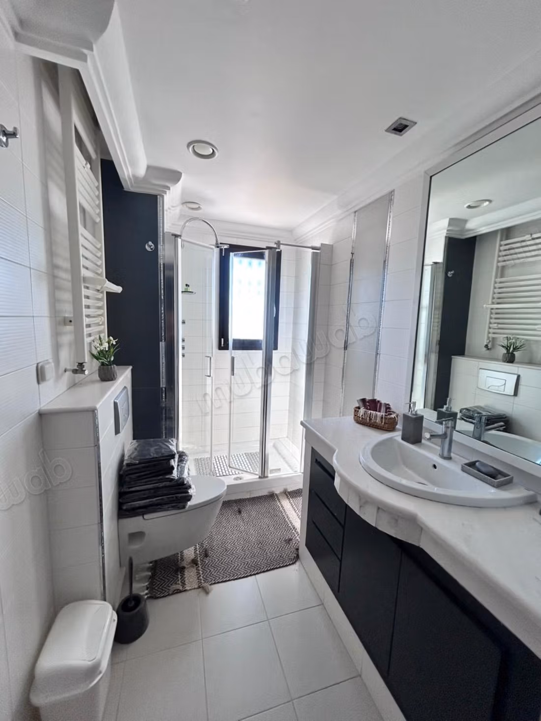 Furnished apartment with sea view in Gammarth