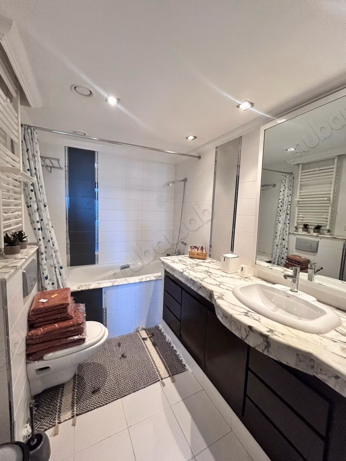 Furnished apartment with sea view in Gammarth