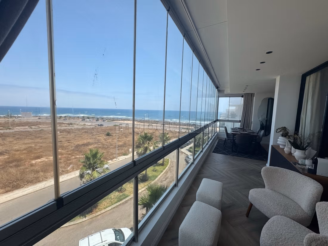 DAR BOUAZZA – APPARTEMENT À VENDRE VUE MER  de 2 chambres