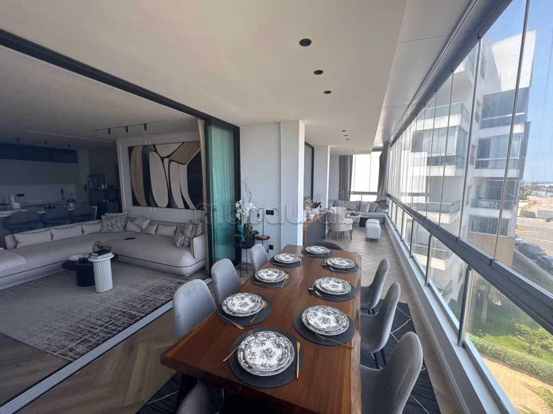 DAR BOUAZZA – APPARTEMENT À VENDRE VUE MER  de 2 chambres