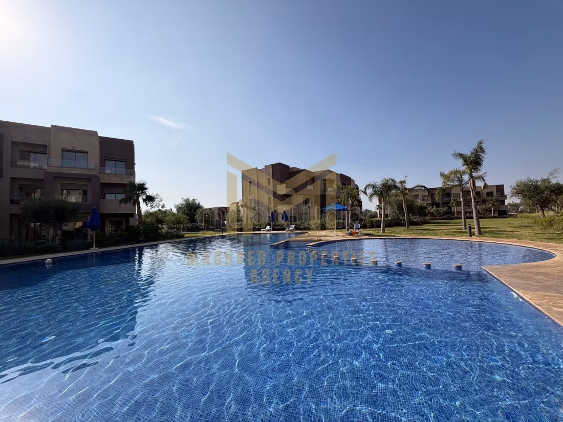 À VENDRE – Appartement avec Vue sur la Piscine dans Prestigia Argan – Marrakech — 2