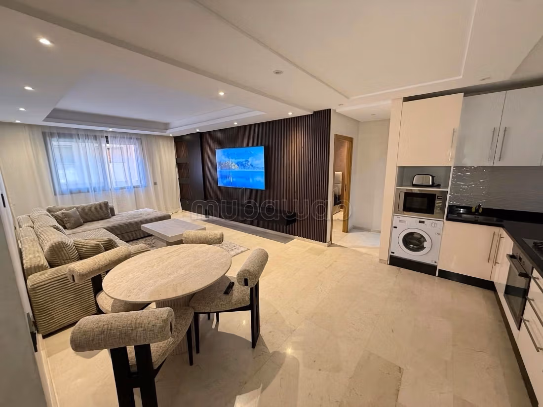 Nieuwe Luxe Gemeubileerd Appartement – 80 m² met Terrassen, Centrale Airconditioning & Domotica in Samlalia
