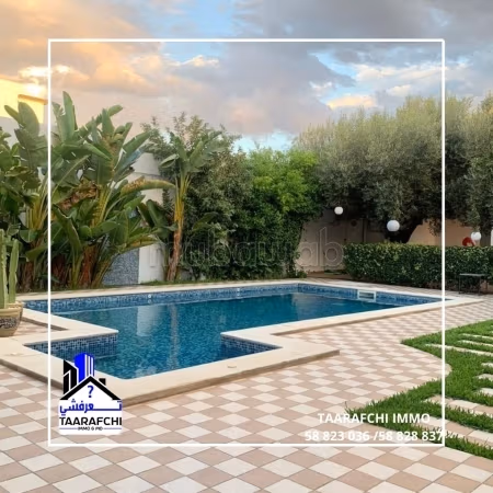 Villa avec 4 suites et piscine à Hammamet