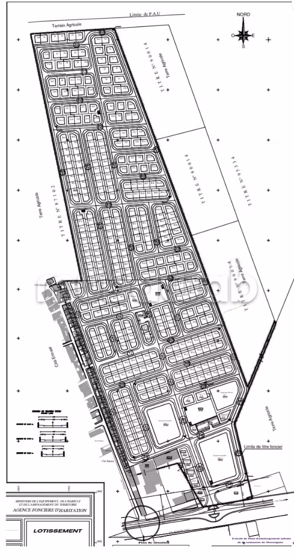 Terrain 290 m lotissement afh