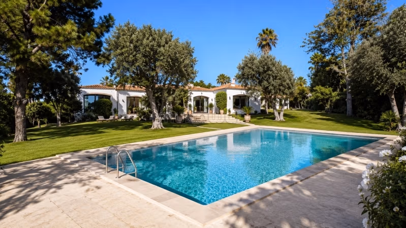 Villa de luxe à vendre à Anfa Supérieur. 
Surface totale 4400 m²
