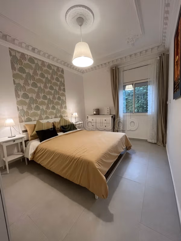 Appartement HASSAN 1 slaapkamer woonkamer met tuin