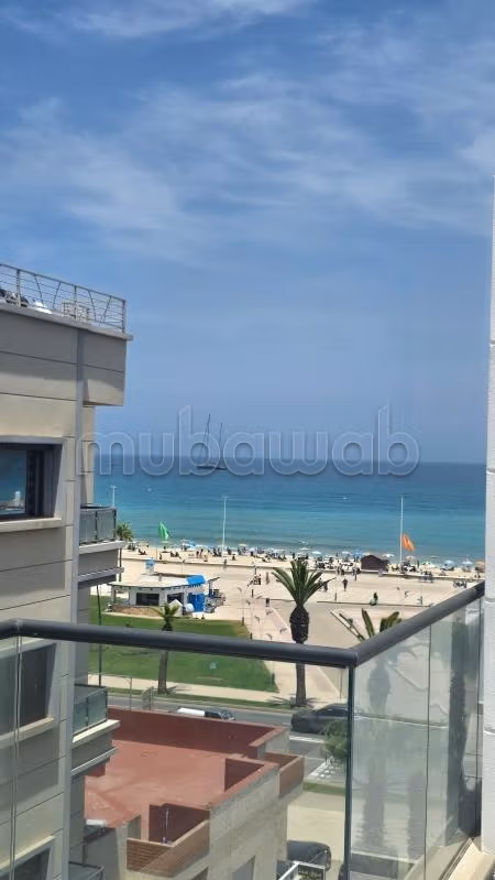 Beautiful apartment for rent in M'Diq. Area of 75 m². Furnished