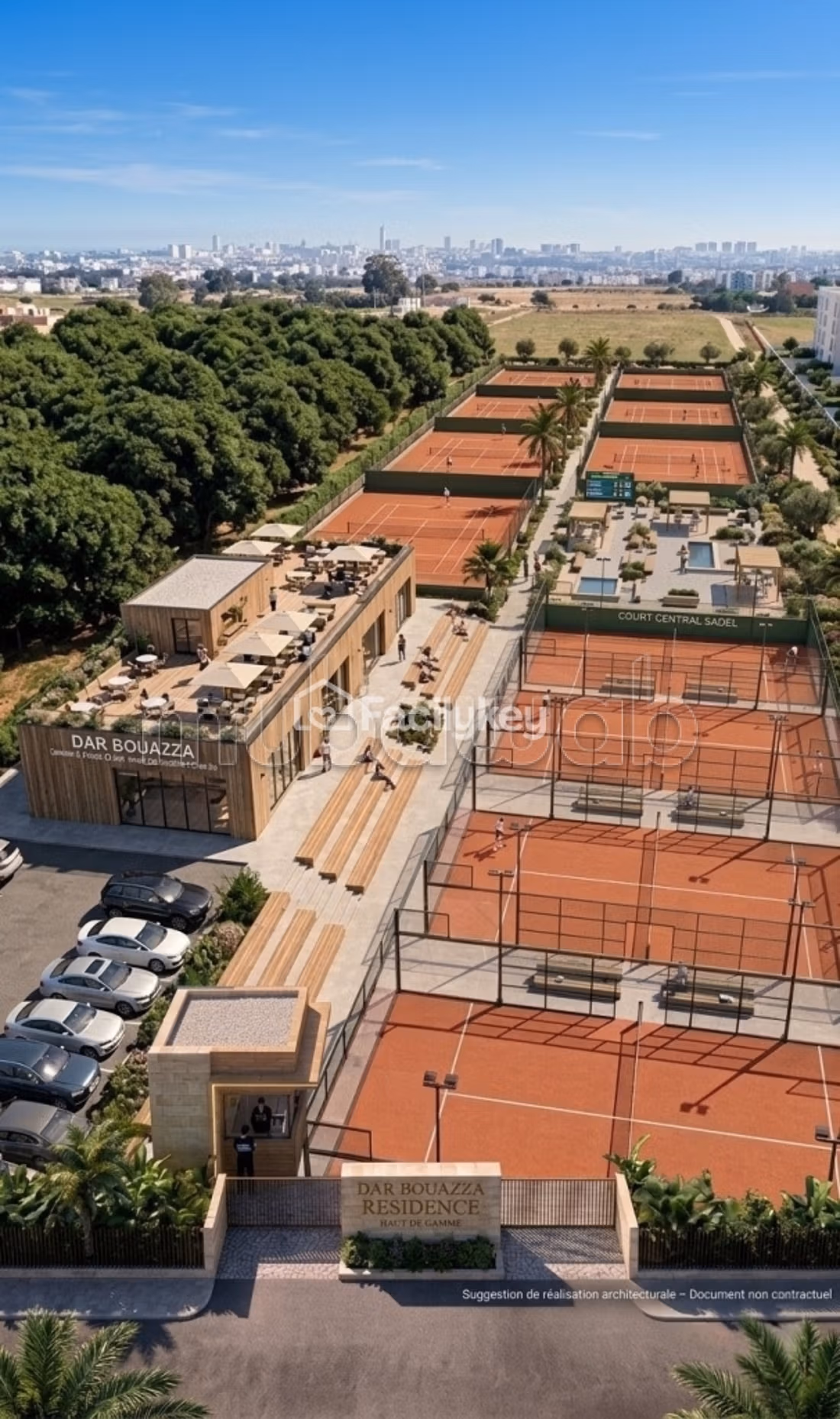 Perceel van 11260 m² in Dar Bouazza