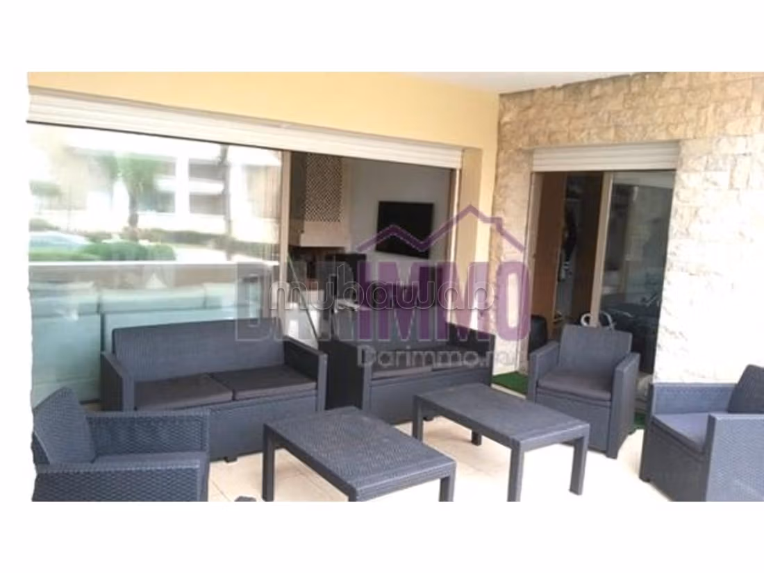 Locatie van gemeubileerd appartement op Nations Beach