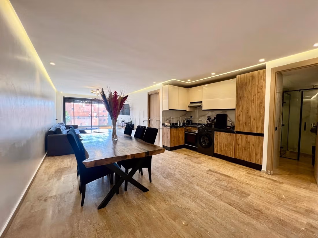 Joli appartement 3 ch à louer
Guéliz