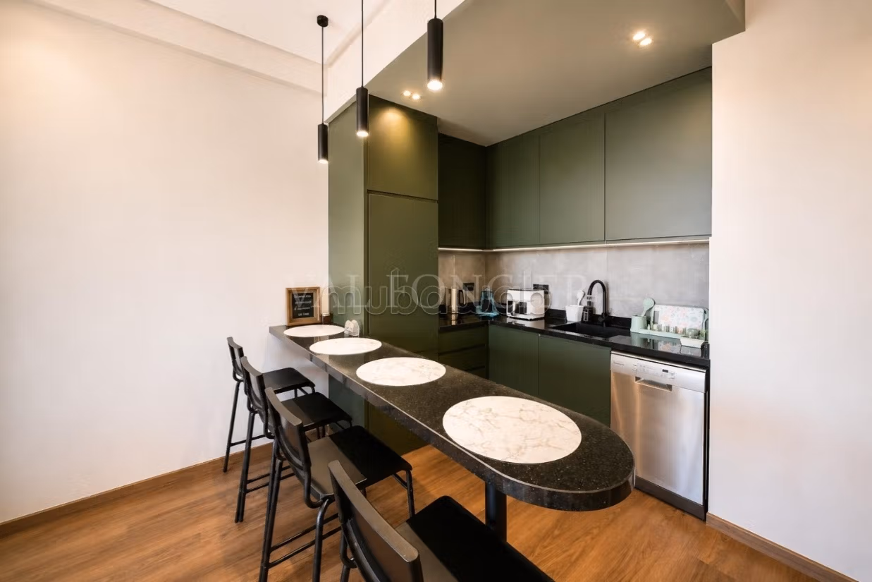 Location Studio Ultra Moderne Meublé étage élevé avec vue dégagée Romandie, Casablanca — 5