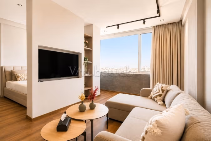 Locatie Ultra Moderne Gemeubileerde Studio Hoge Verdieping met Vrij Uitzicht Romandië, Casablanca