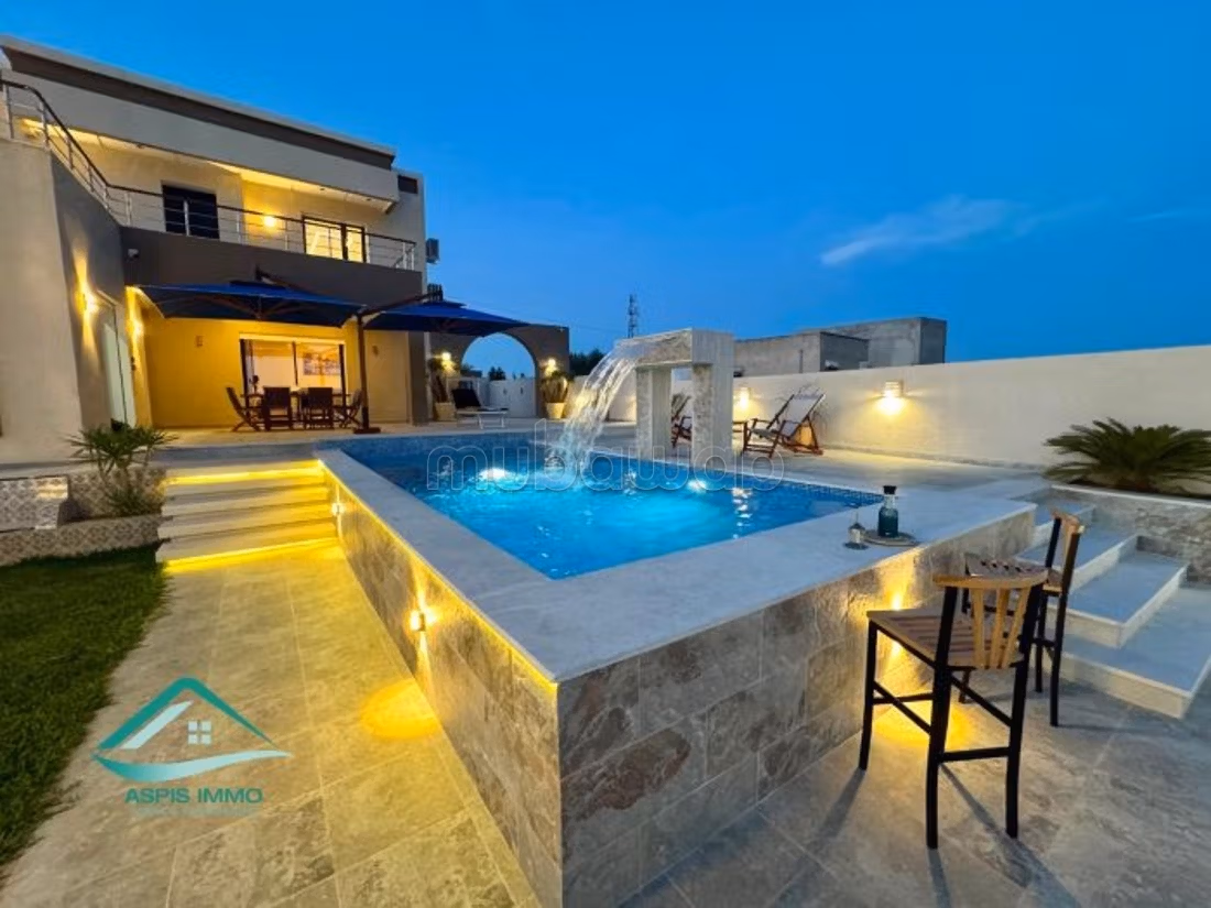 Villa S3 with high standing pool in Tamezrat