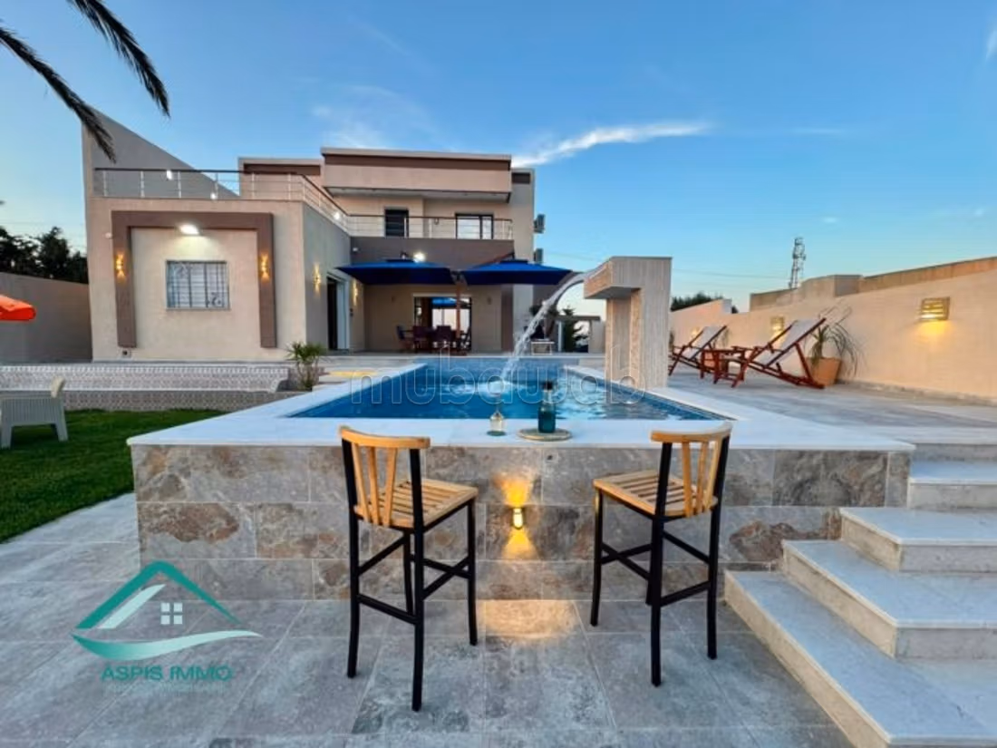 Villa S3 with high standing pool in Tamezrat