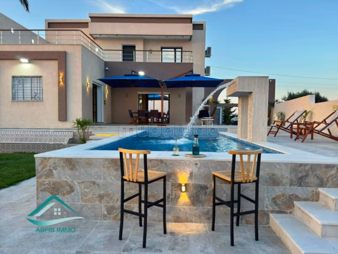 Villa S3 with high standing pool in Tamezrat