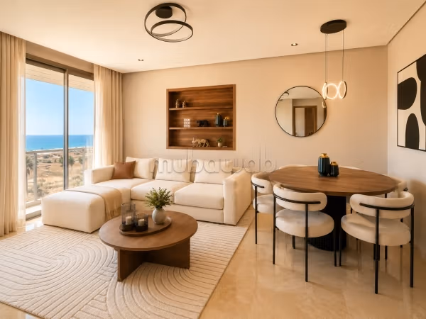 Appartement 2 chambres vue mer Ain Diab Ext