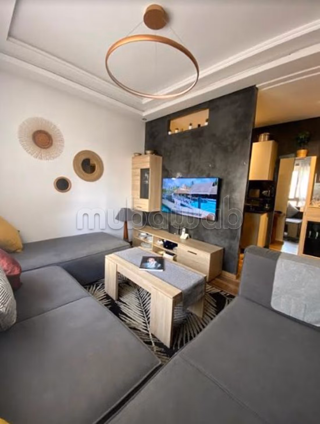 Bel appartement en location à Belvédère. 1 Pièce. Meublé