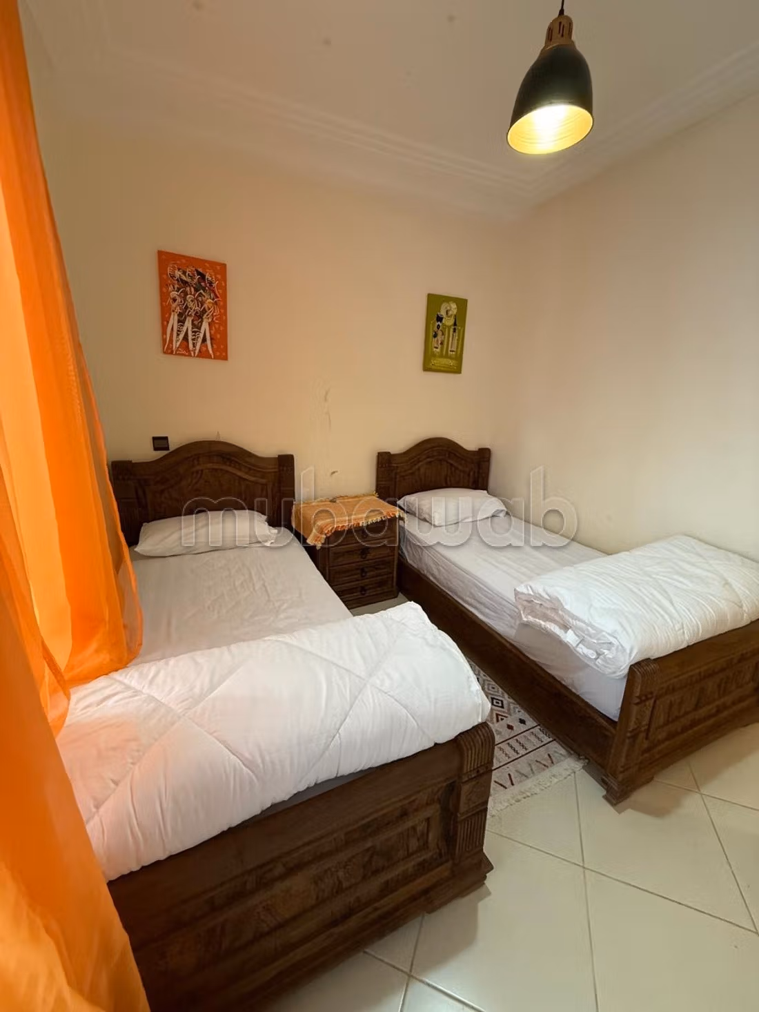 Meraviglioso appartamento in affitto ad Asilah. 2 camere. Arredato