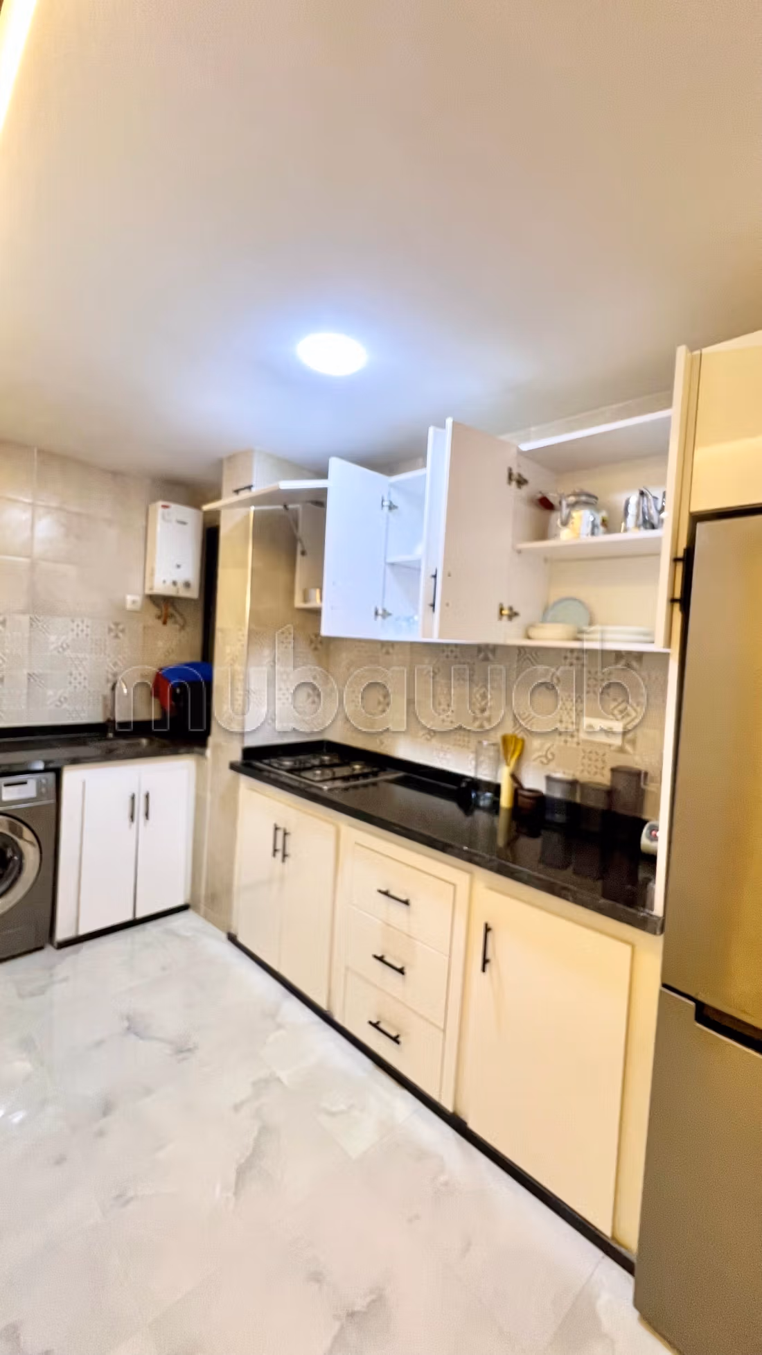 Apartments for rent in Martil. 3 excellent rooms. Traditional Moroccan lounge