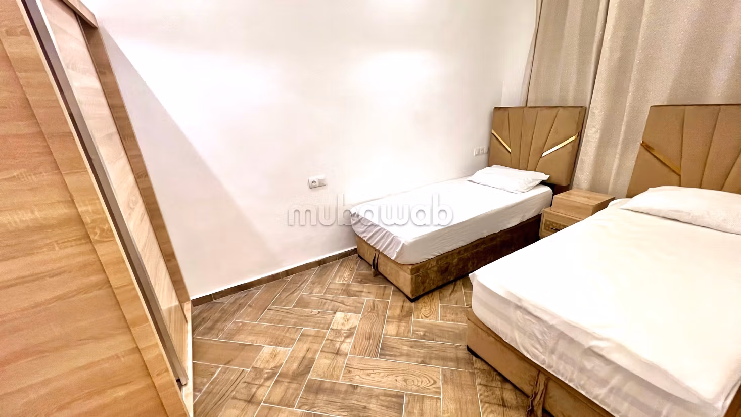 Apartments for rent in Martil. 3 excellent rooms. Traditional Moroccan lounge