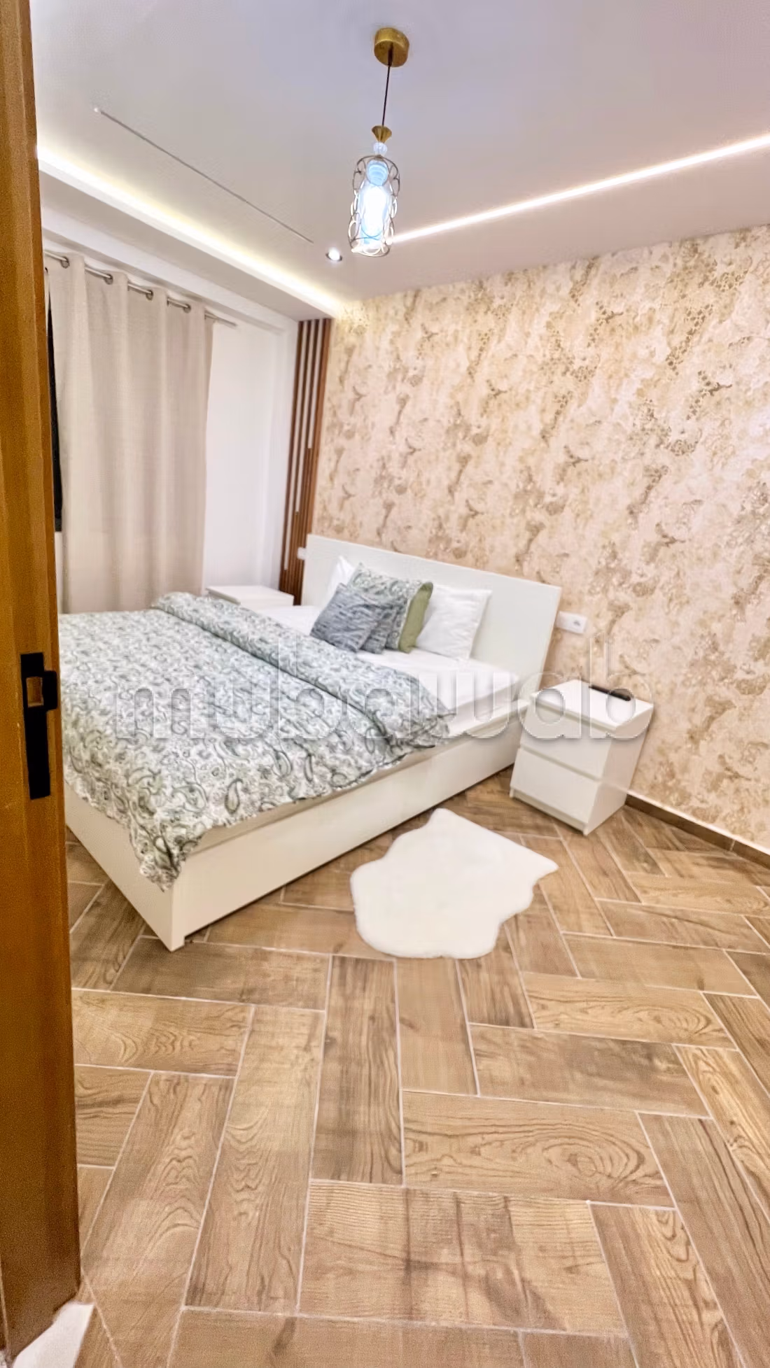 Apartments for rent in Martil. 3 excellent rooms. Traditional Moroccan lounge