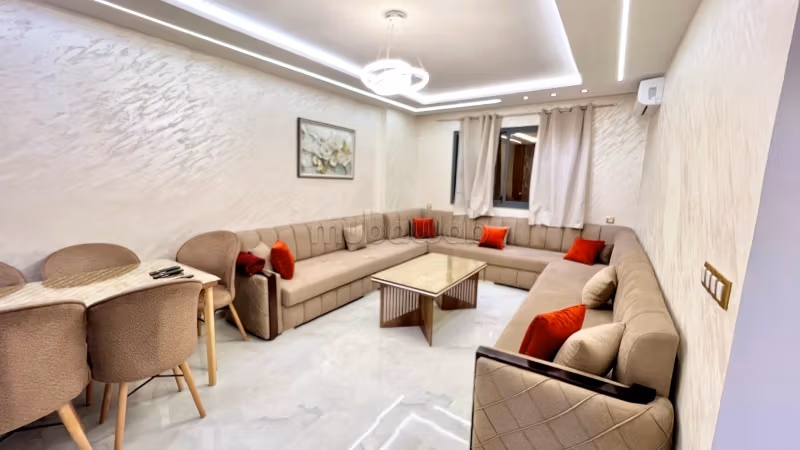 Apartments for rent in Martil. 3 excellent rooms. Traditional Moroccan lounge