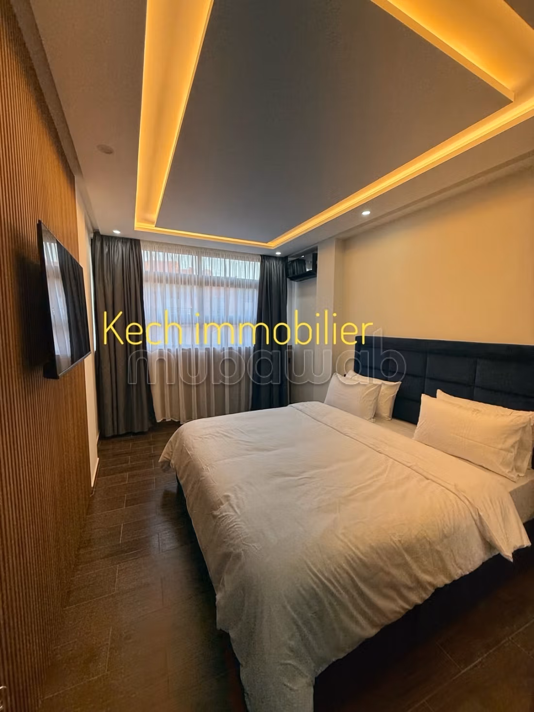 Location d'un appartement à Hay Targa.
2 chambres agréables.
Bien meublé — 6