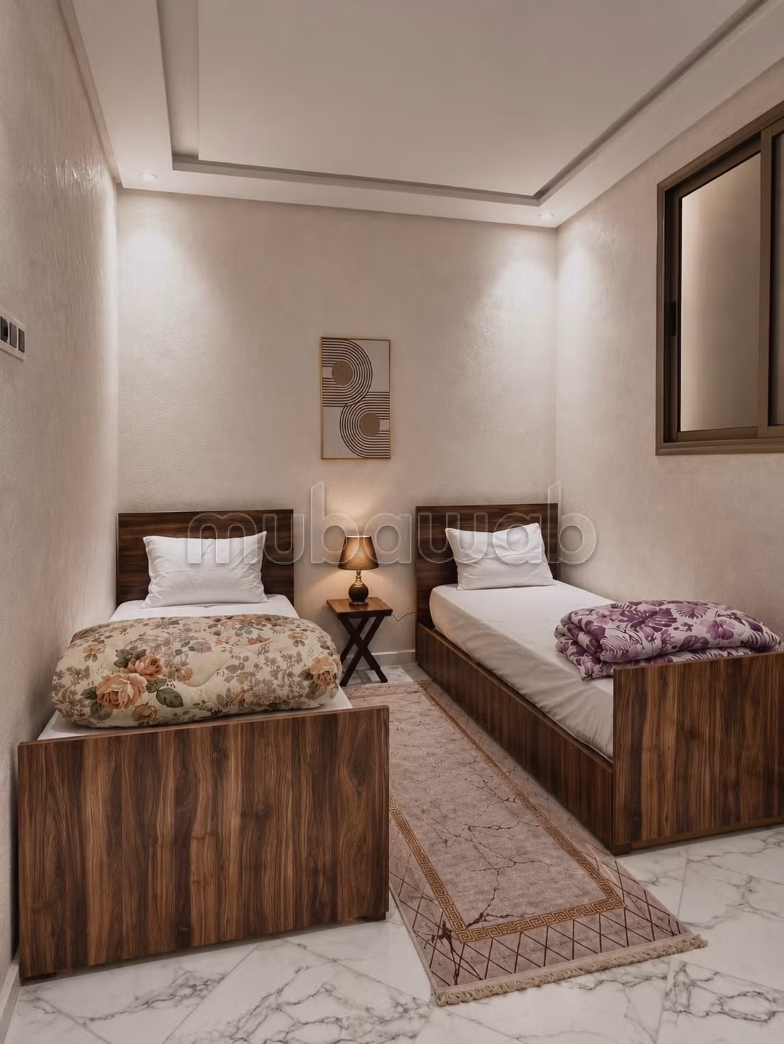 Superbe appartement à louer à Marjane. 
2 chambres agréables. 
Meublé
