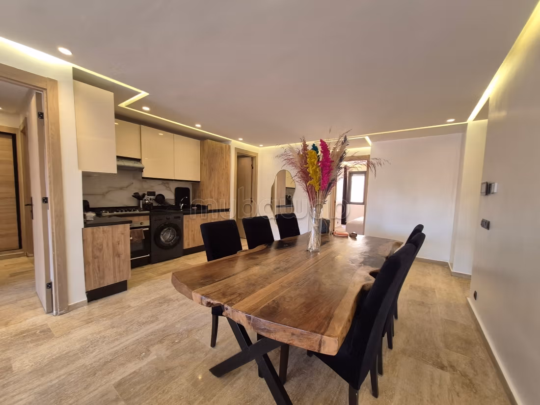 À louer – Magnifique appartement meublé de 3 chambres, 20 000 DH/mois