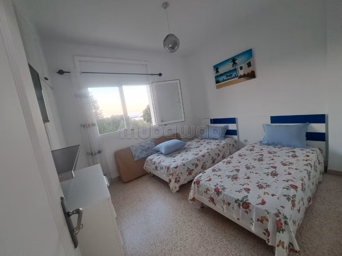 Appart meublé 86m² vue mer 2min plage Nabeul
