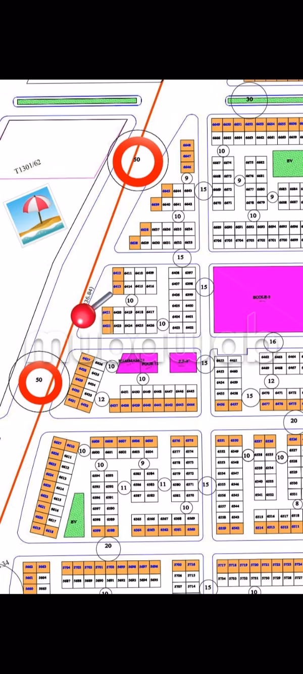 Compra de terreno en Hanaa 2. Superficie 99 m²