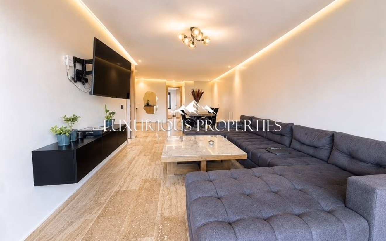 Appartement meublé avec balcons, Guéliz — 4
