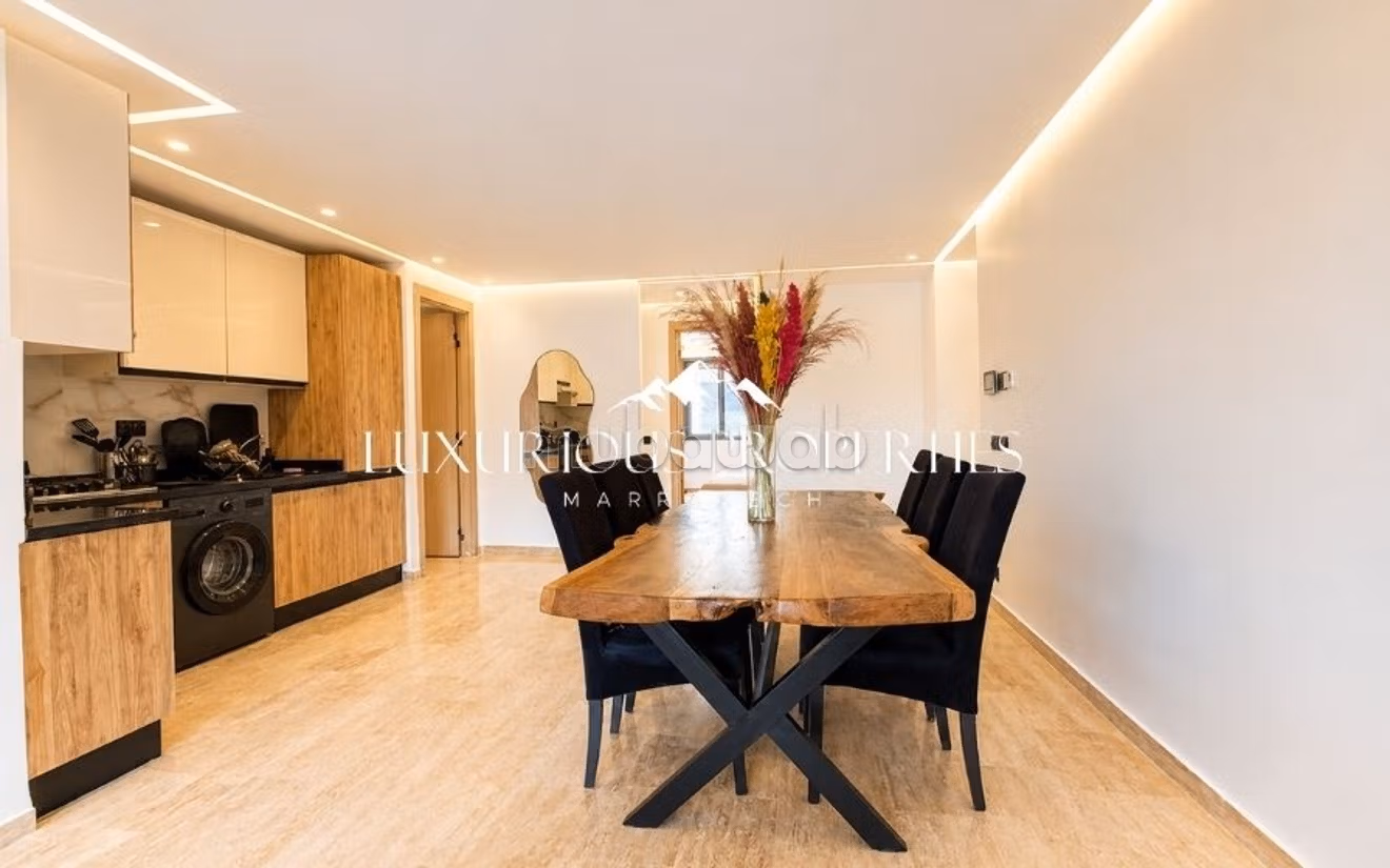 Appartement meublé avec balcons, Guéliz — 2