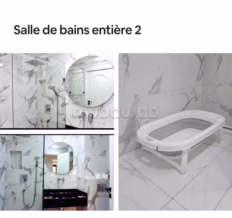 Bel appartement à vendre à Samlalia. 
Surface de 97 m². 
Meublé — 2