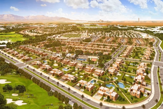 À VENDRE: lot de villa prestige sur route Amzmiz