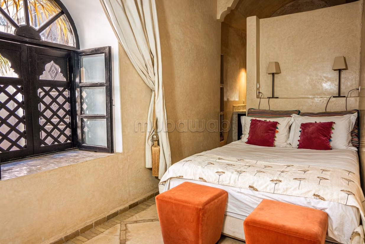 Titled 4 bedroom Riad Against Bahia Palace garden