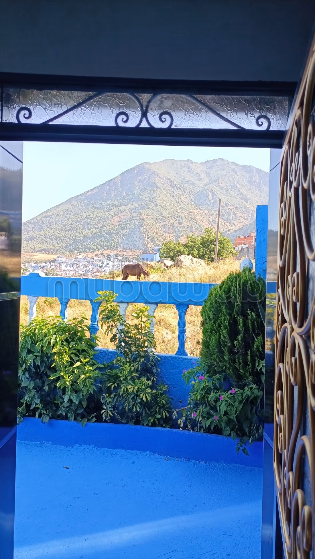 Appartamento in affitto a Chefchaouen. 2 camere accoglienti. Posti auto e un bel giardino