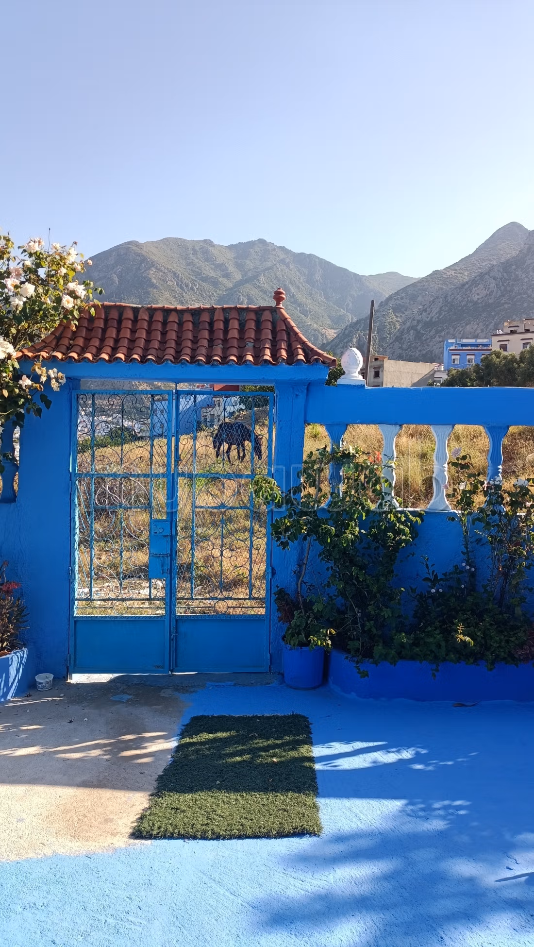 Appartamento in affitto a Chefchaouen. 2 camere accoglienti. Posti auto e un bel giardino