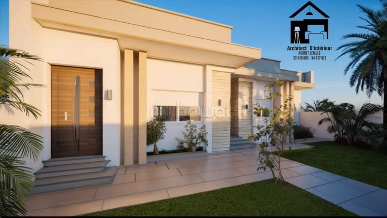Villa encours de construction a kelibia la blanche