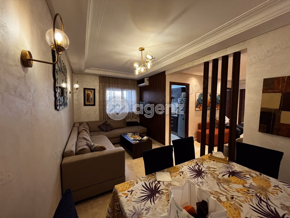 شقة للبيع 88 م²، غرفتين عين بورجا الدار البيضاء