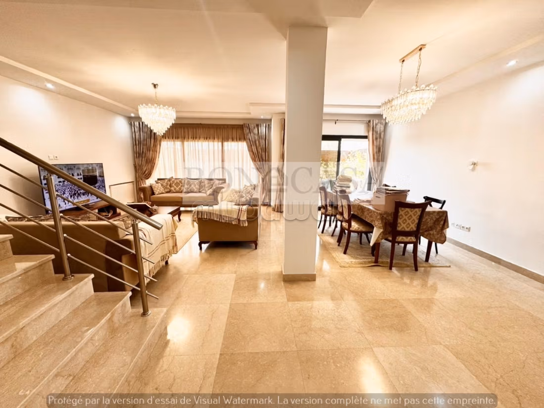 Villa S4 vuota/mobiliata giardino in affitto a Gammarth