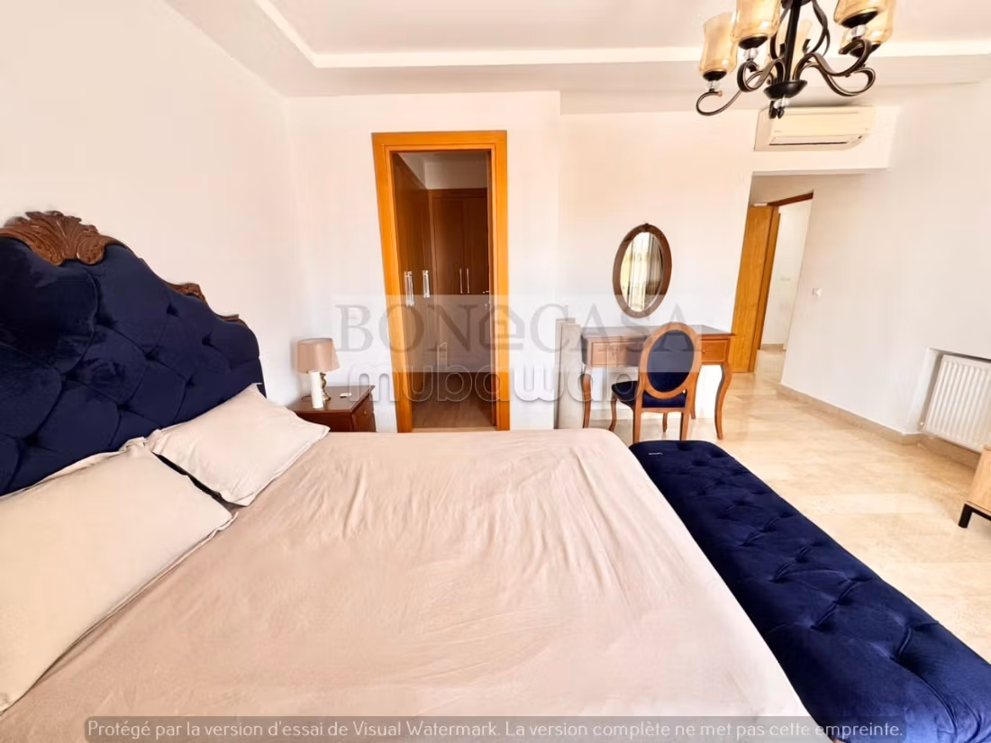 Villa S4 vuota/mobiliata giardino in affitto a Gammarth