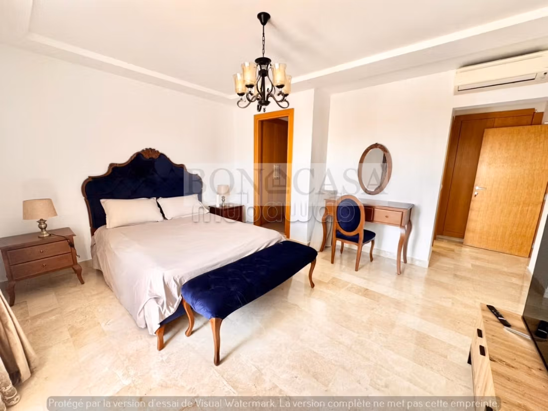 Villa S4 vuota/mobiliata giardino in affitto a Gammarth