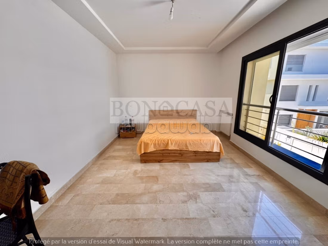 Villa S4 vuota/mobiliata giardino in affitto a Gammarth