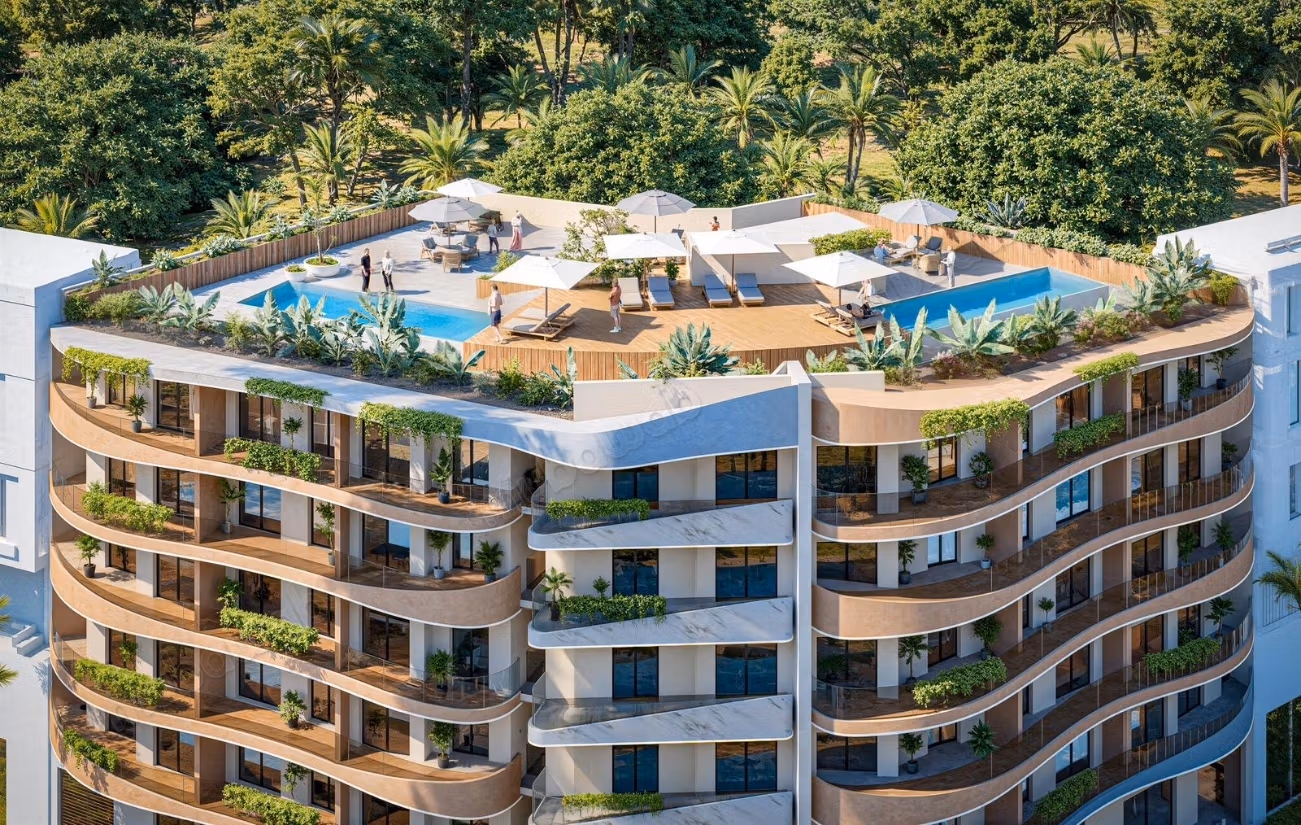 Duplex 73 m2 Near Guéliz, 3 Pools, Gym, Rooftop