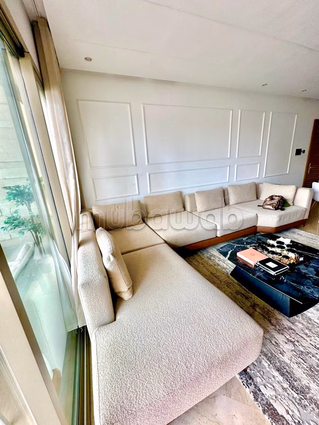 Louez cet appartement à Casablanca Finance City. Superficie 130 m² — 3