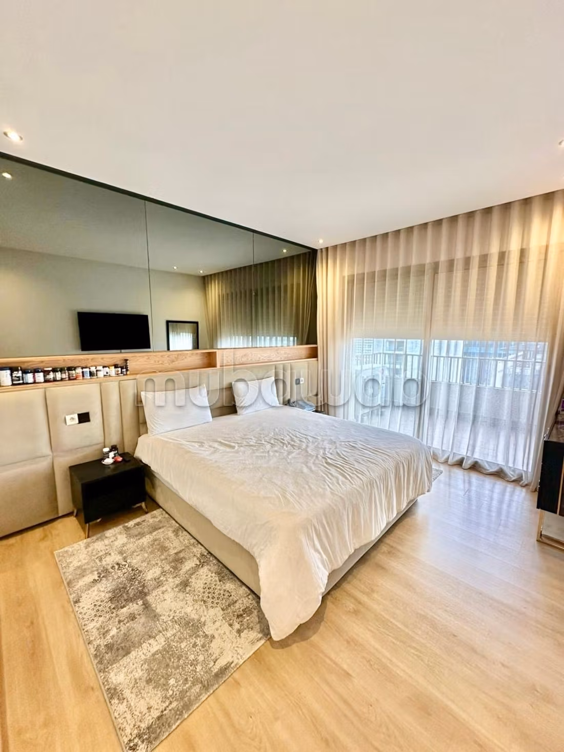 Louez cet appartement à Casablanca Finance City. Superficie 130 m² — 4