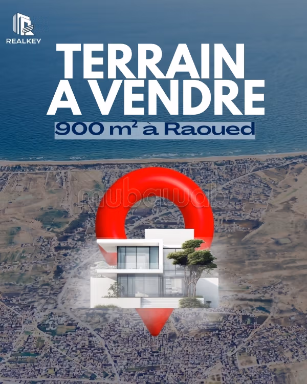 Terrain constructible à fort potentiel à Raoued