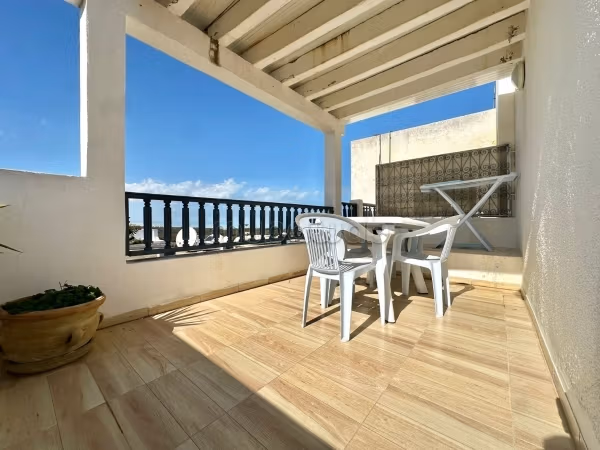 Affitto di un bel duplex arredato con vista mare