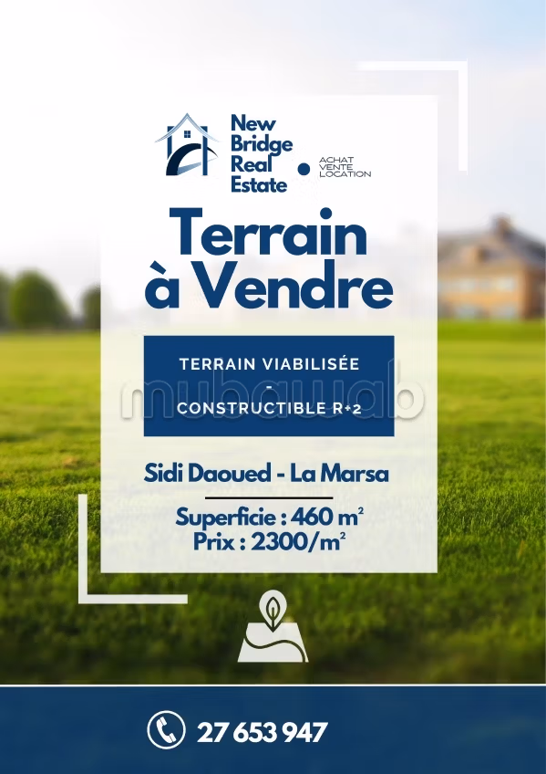 Terrain constructible a la marsa